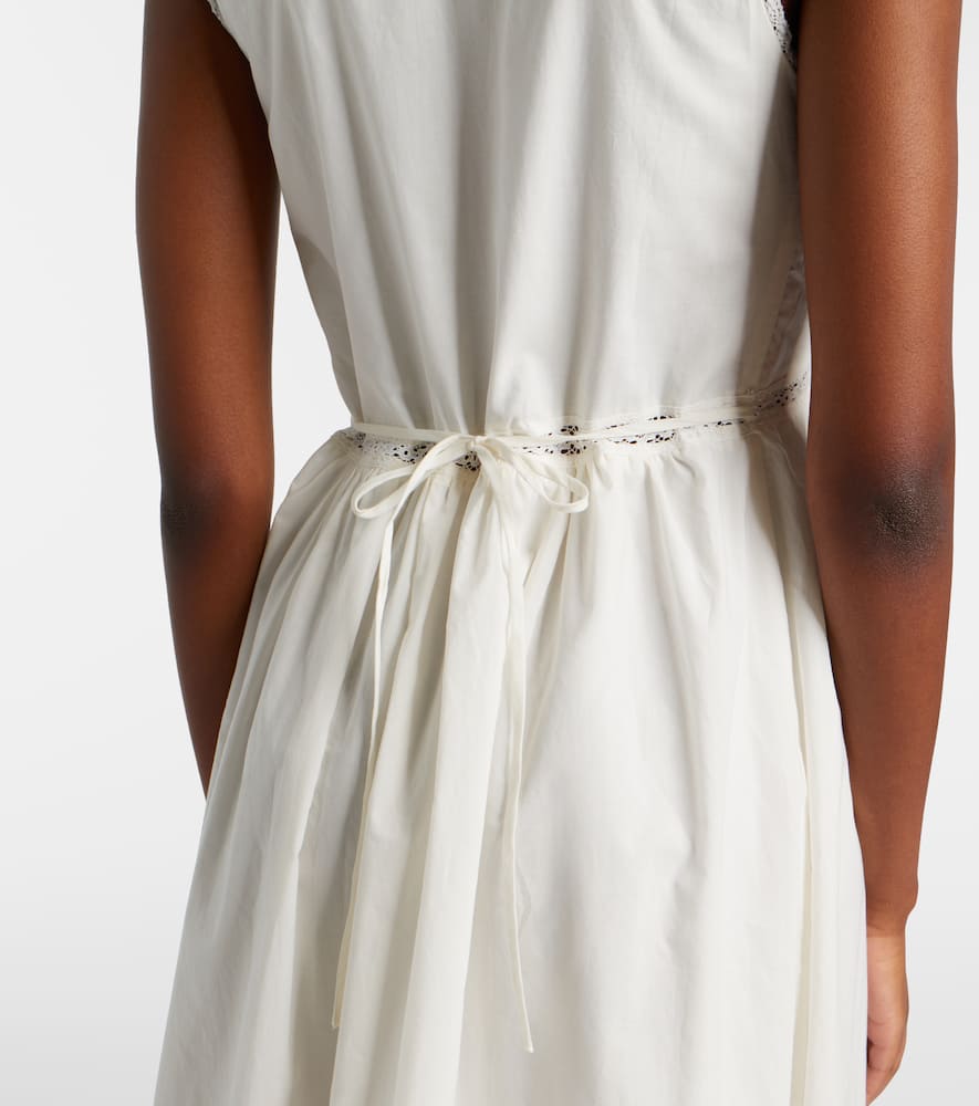 Fiora cotton lace midi dress