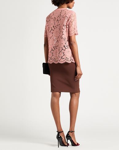 Woman Top Antique rose Size 2 Viscose, Cotton, Polyamide