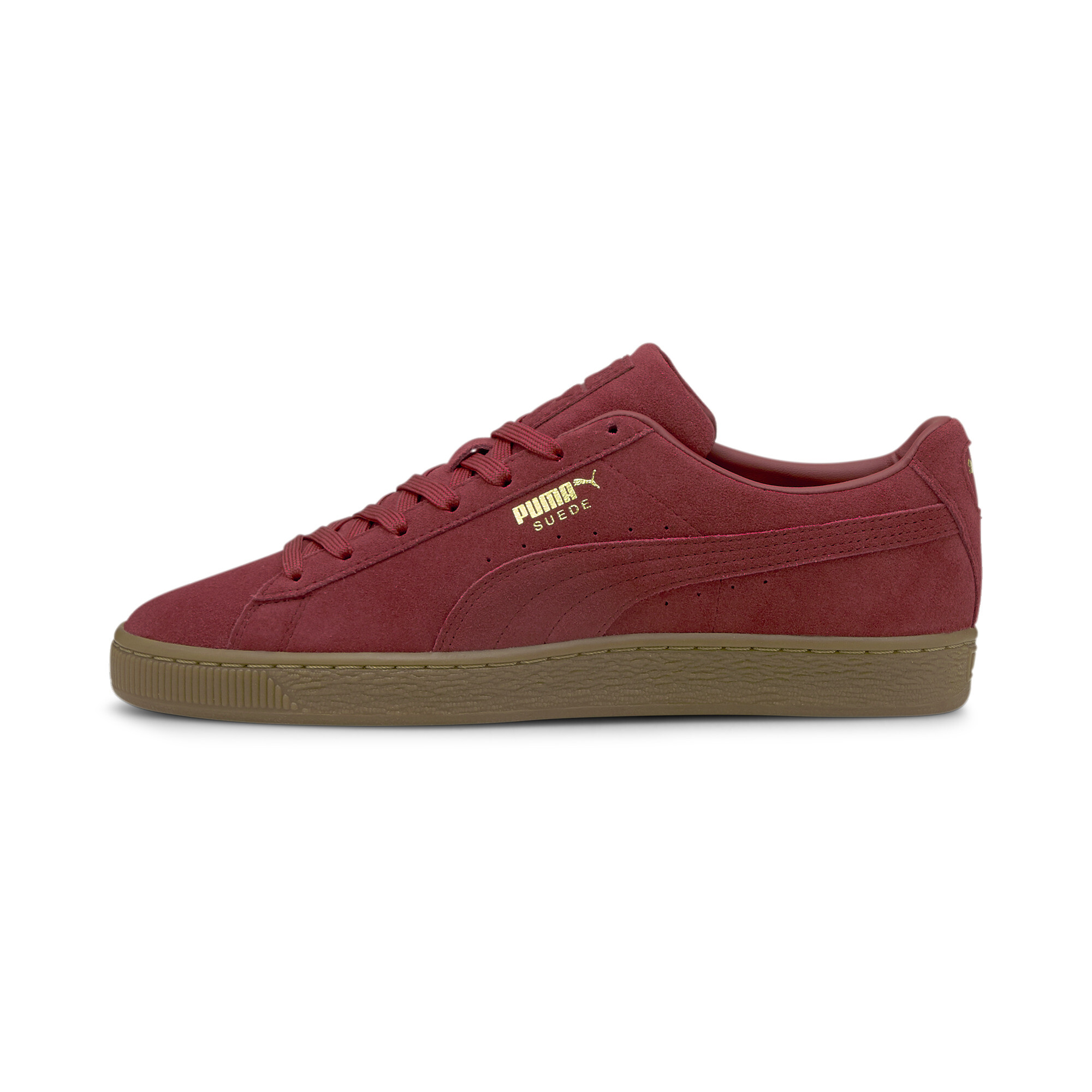 PUMA Suede Gum Sneakers in Red