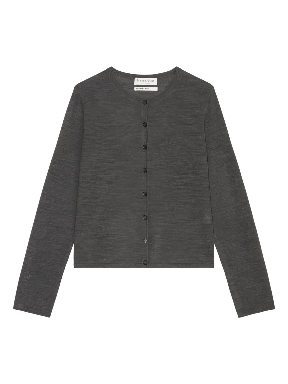 Button-up knit cardigan - Grey