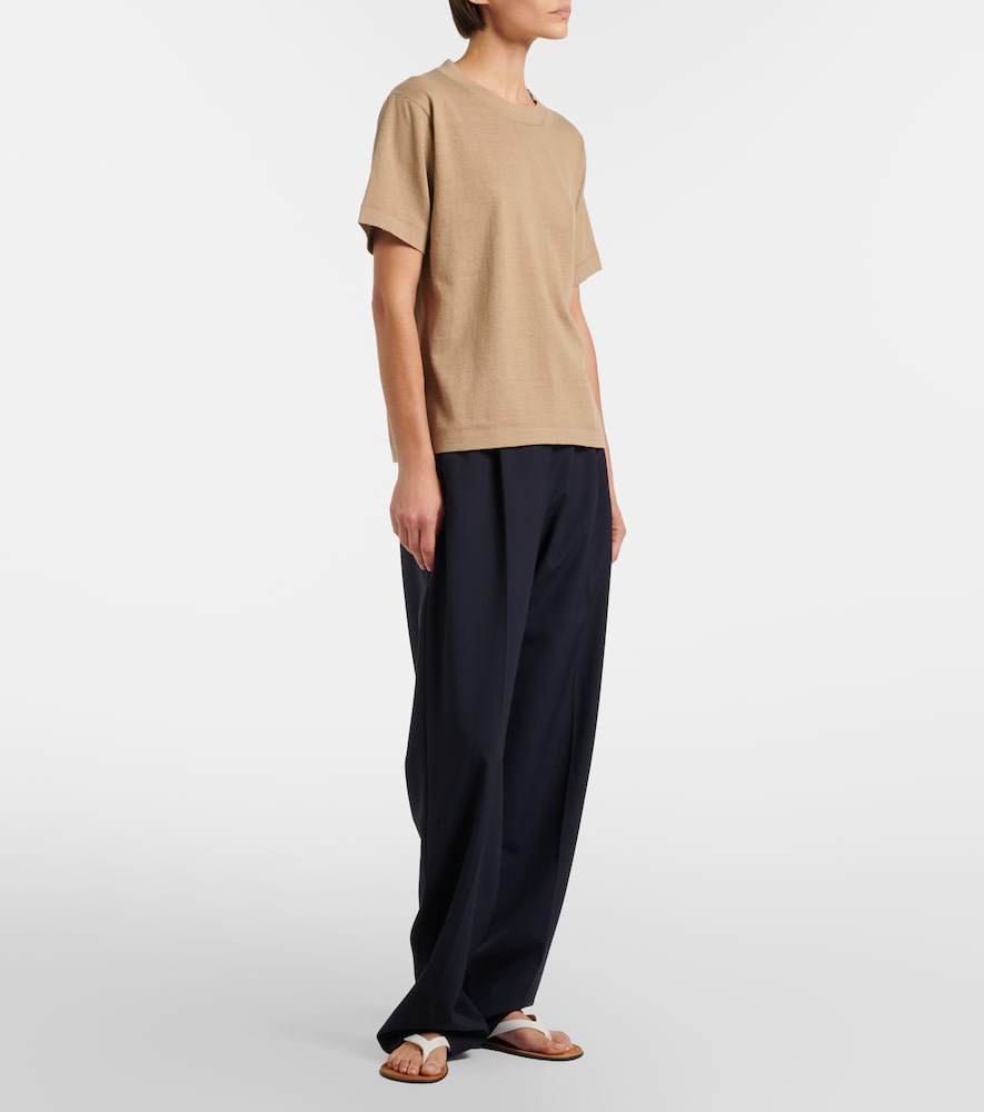 Orlan cotton and silk-blend T-shirt