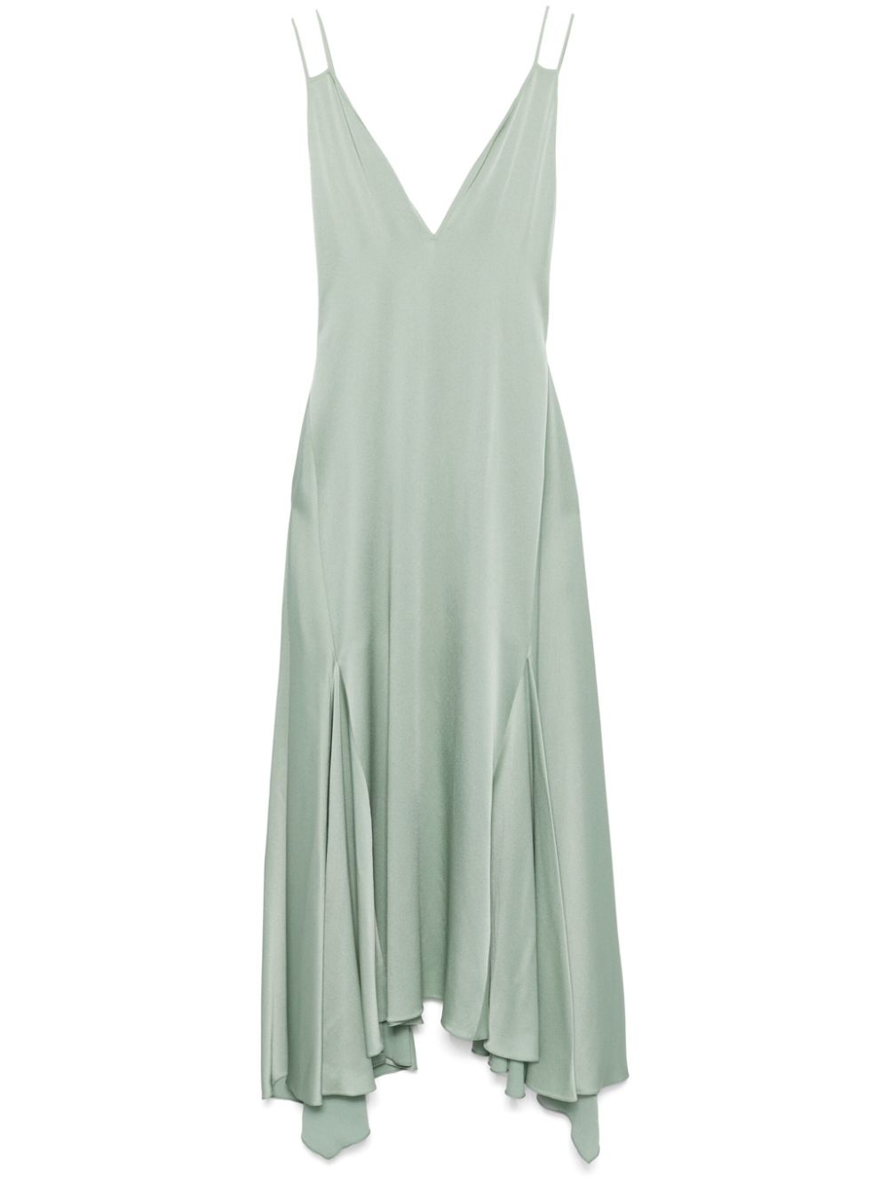 Open-back midi dress - Green