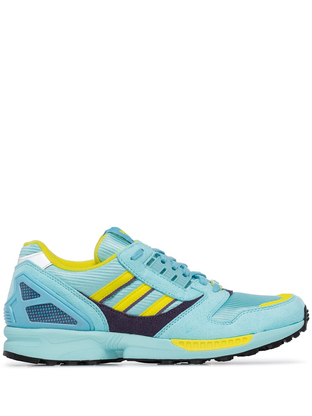 ZX 8000 two-tone suede sneakers - Blue