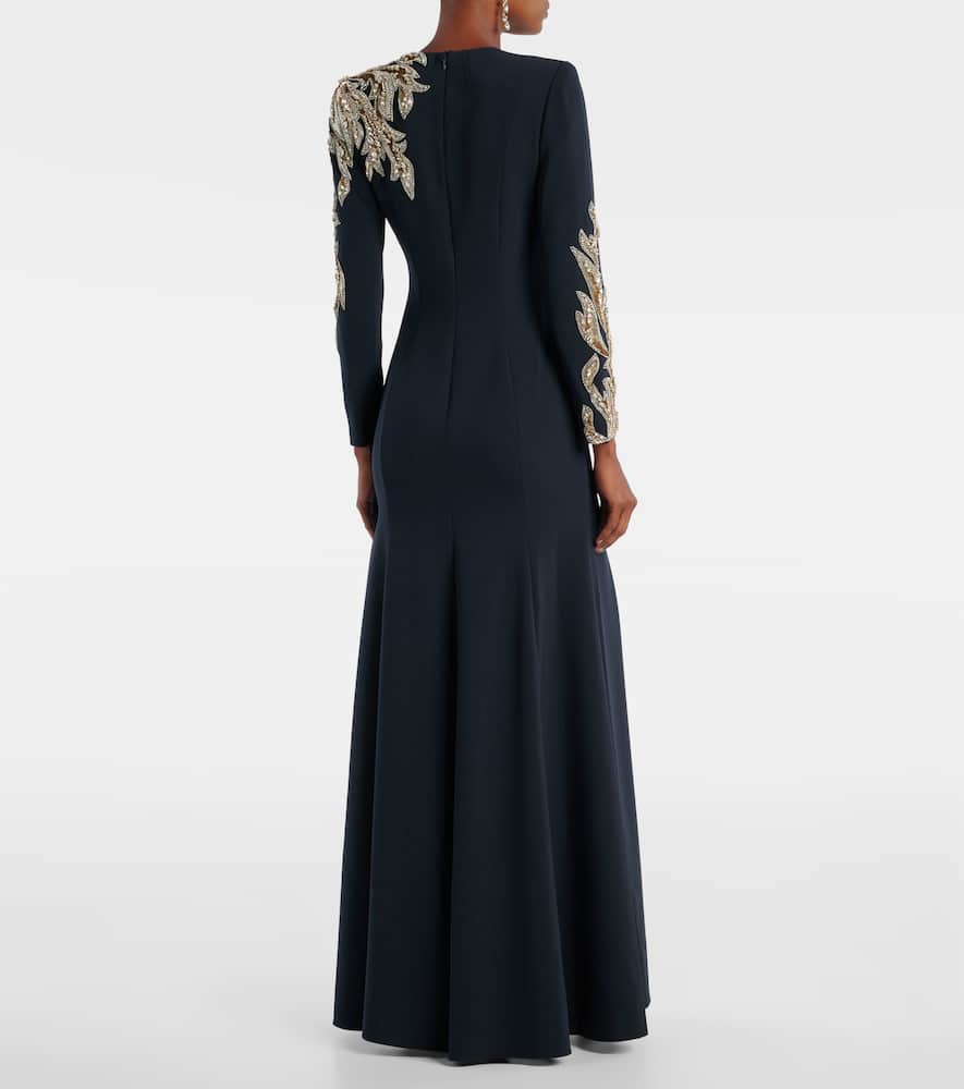 Honor embellished gown