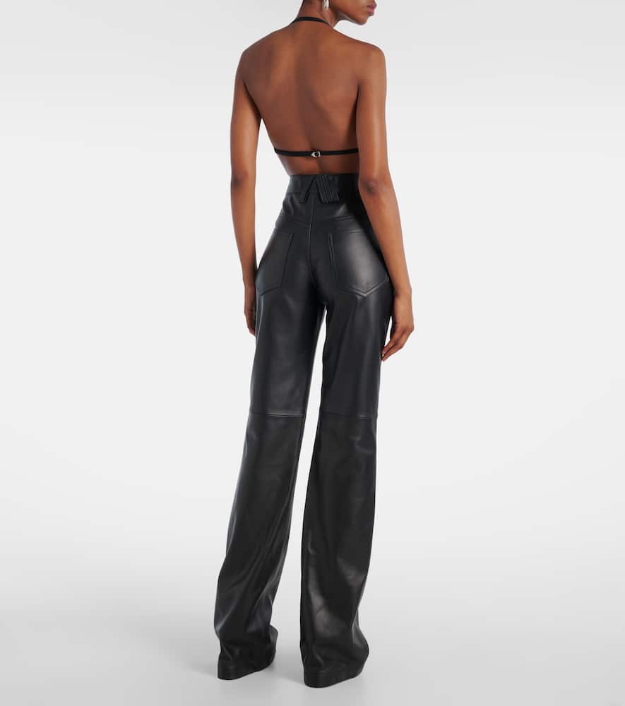 Fringed halterneck bralette