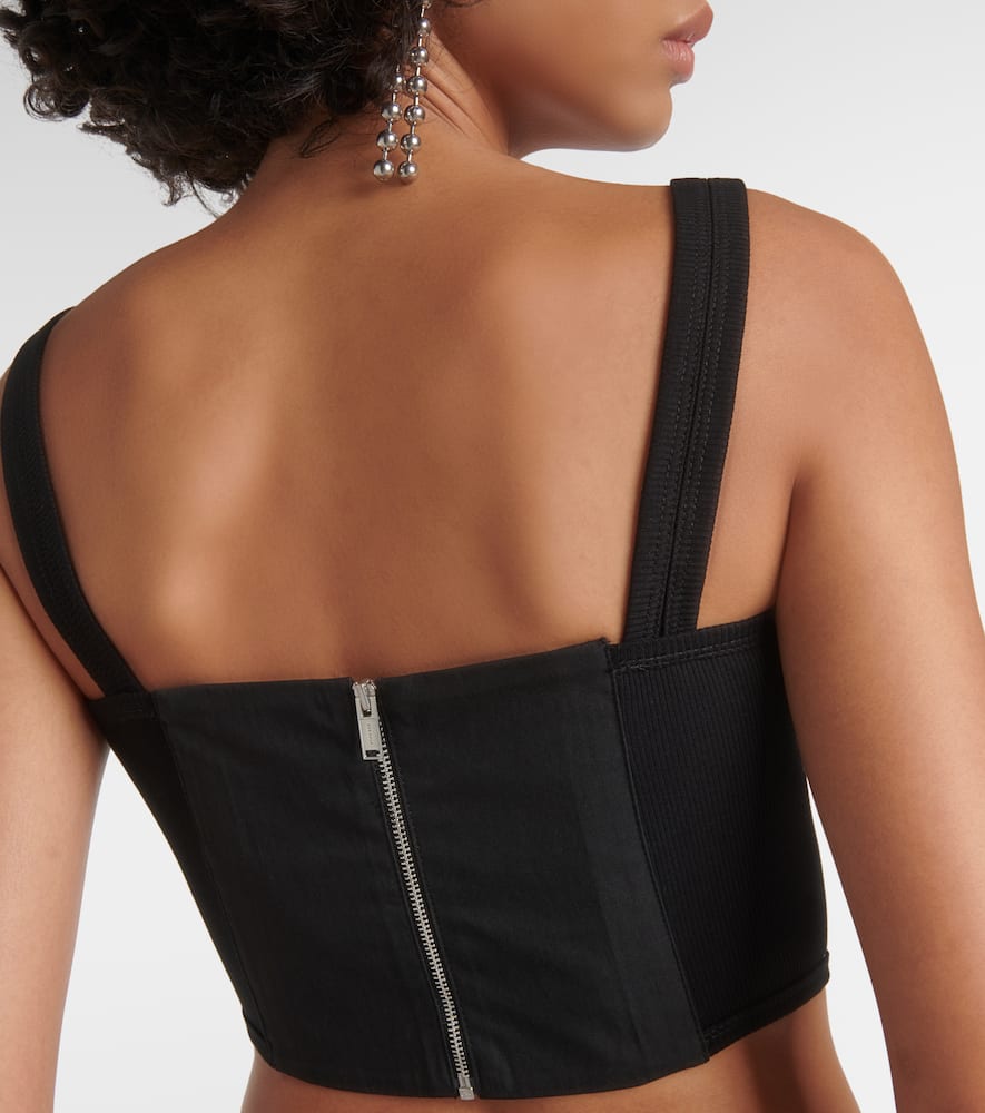 Workwear cotton corset top