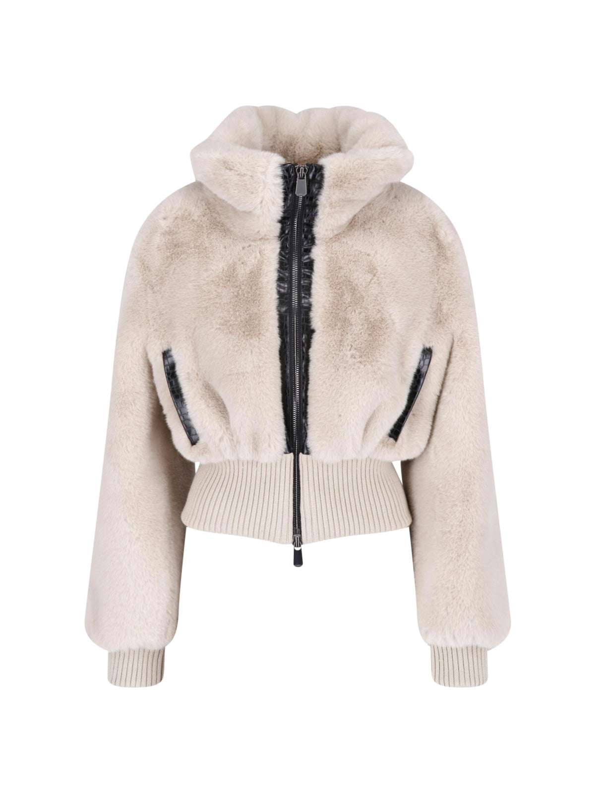 Women's Cropped Utility Jacket with Textured Finish