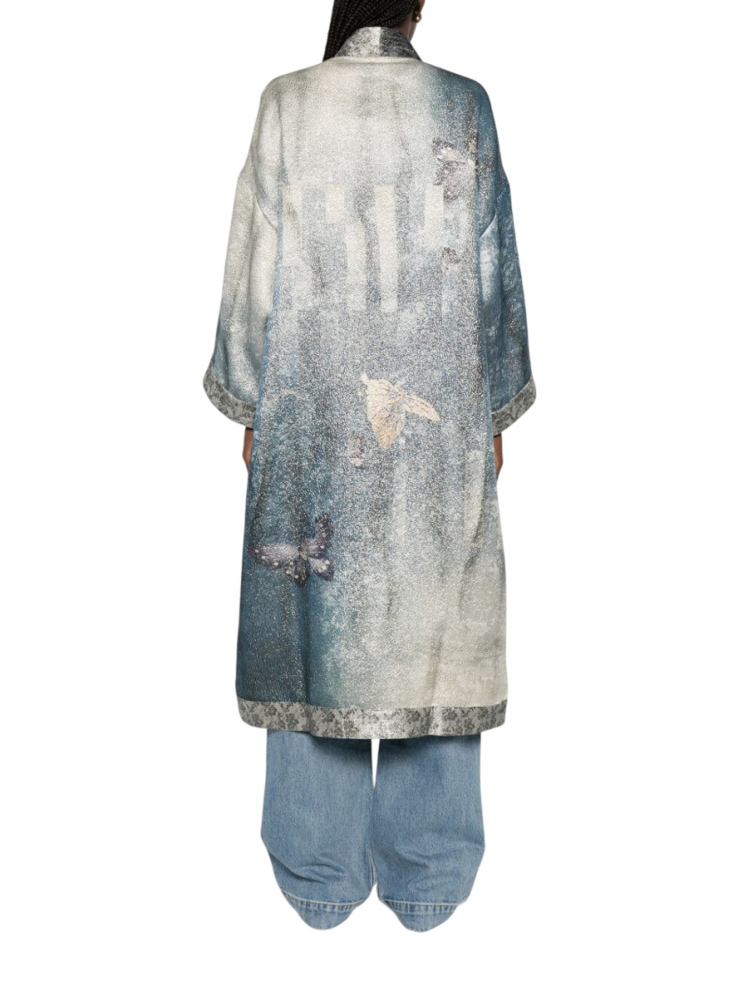 Printed Kimono Jacket