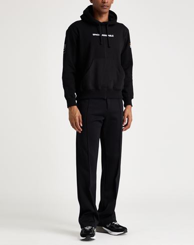 Man Sweatshirt Black Size L Cotton