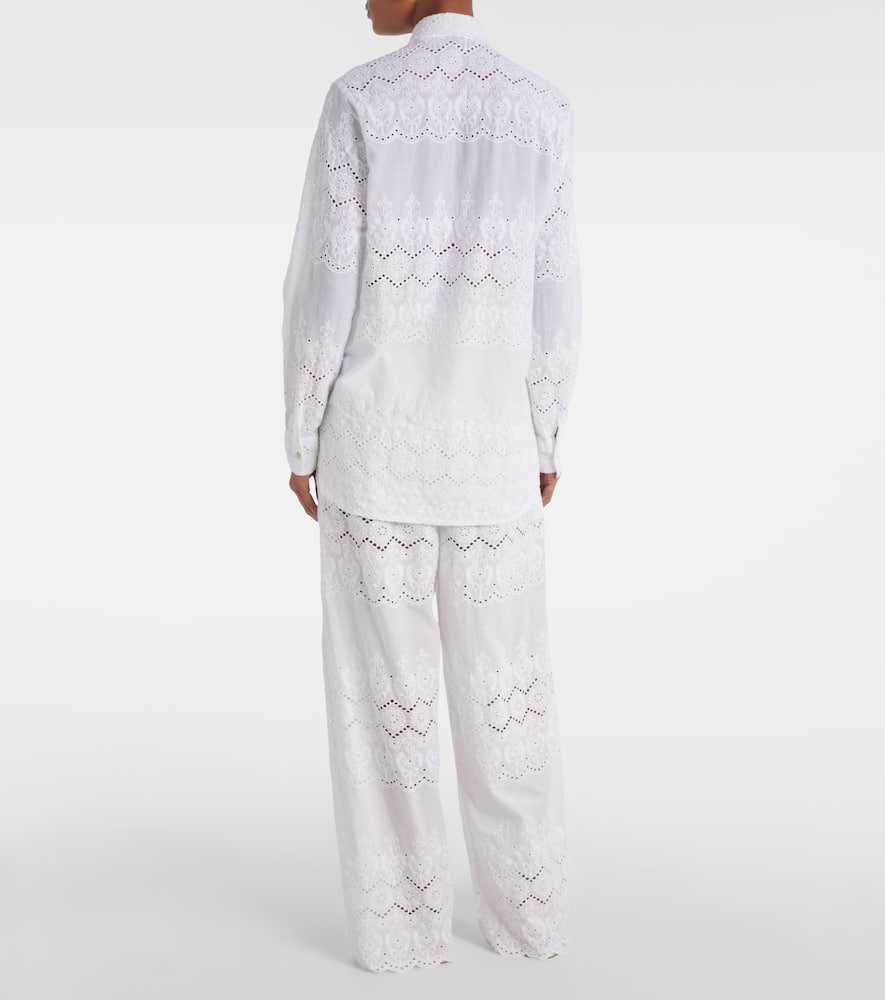 Orla broderie anglaise cotton shirt