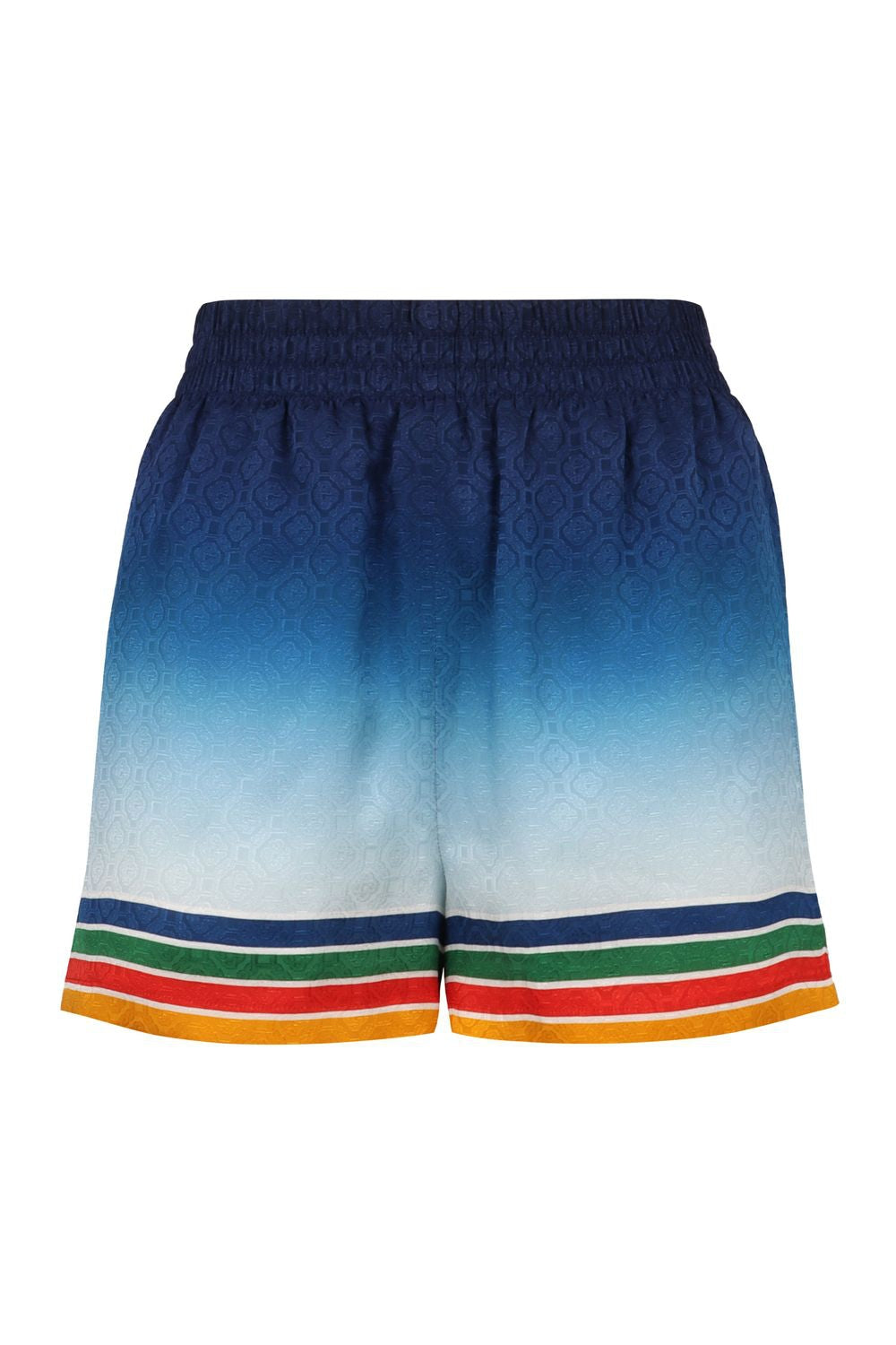 Silk Striped Shorts