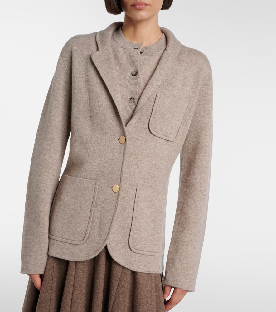Wool and cashmere blazer