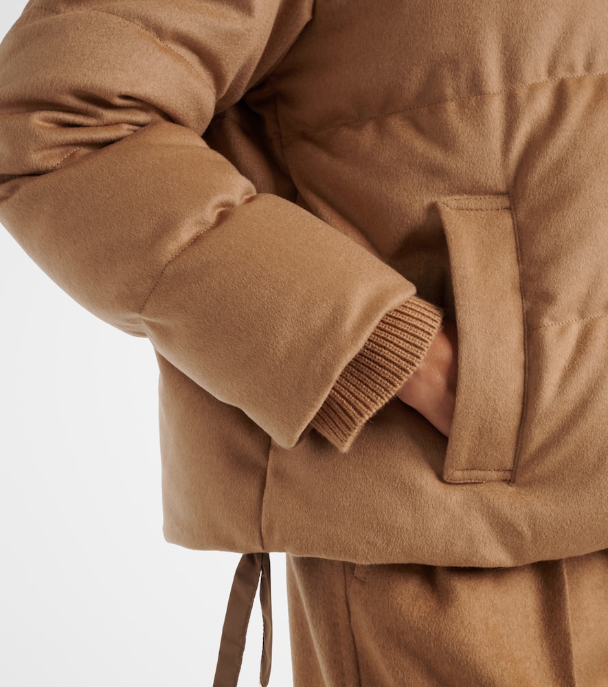 Diego reversible camel hair down jacket