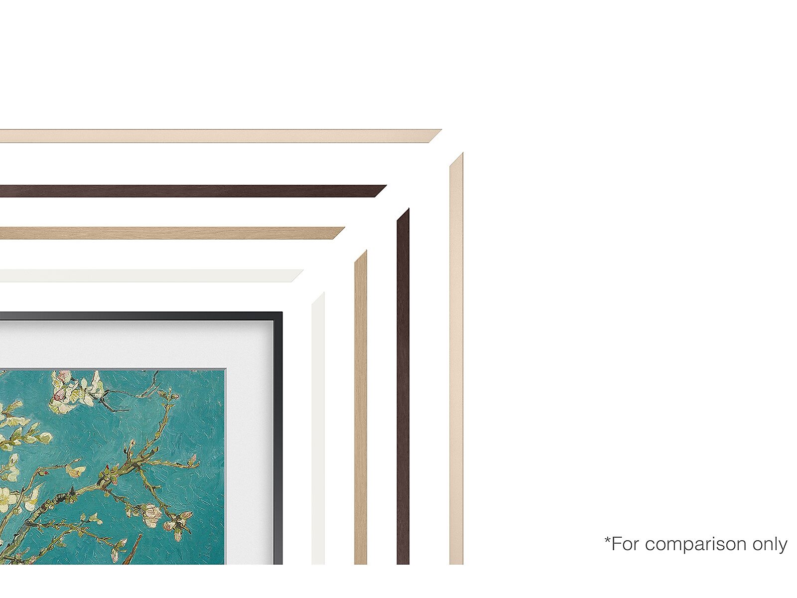 (2023-2024) 32" The Frame Customizable Bezel - Modern Teak