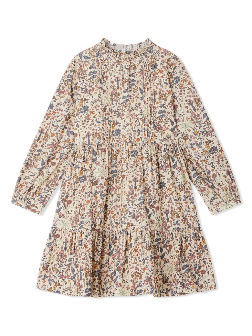 Floral print dress - Neutrals
