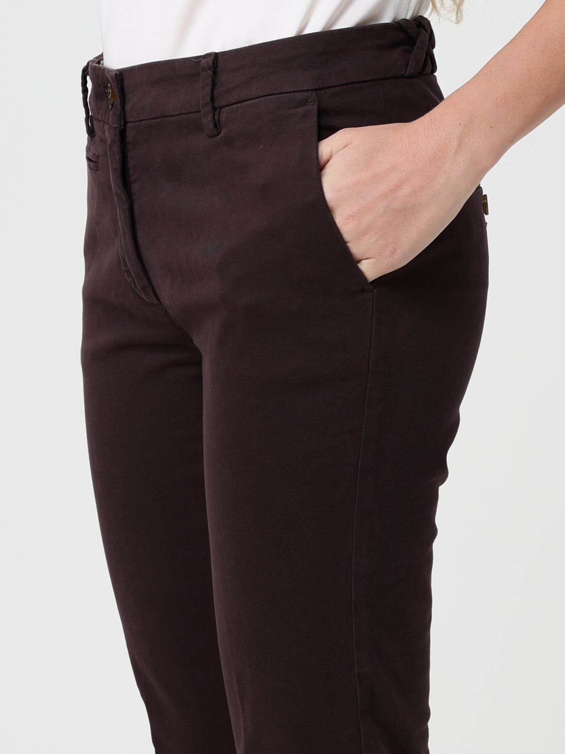 Pants Woman color Brown