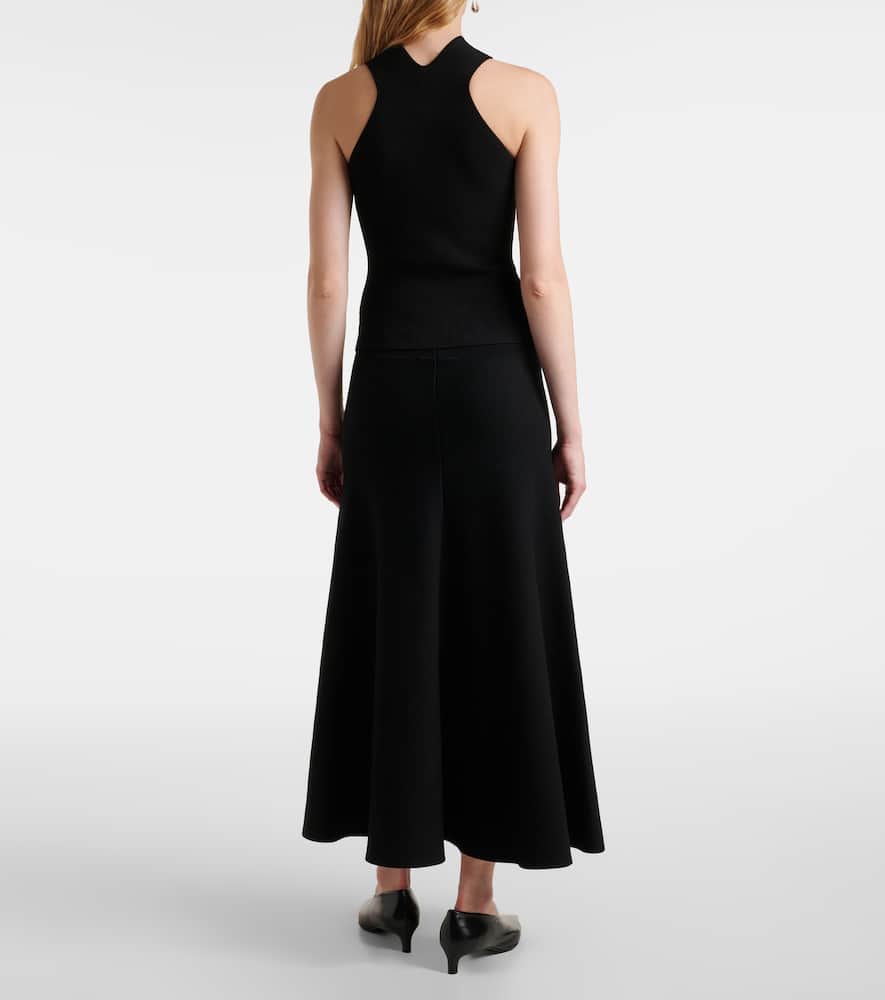 Trina ribbed-knit top