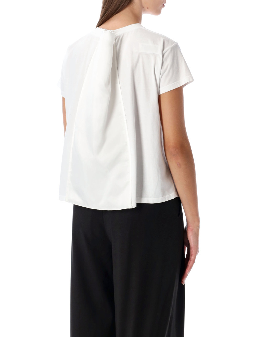 Maison Margiela - back detail short sleeve crew neck top
