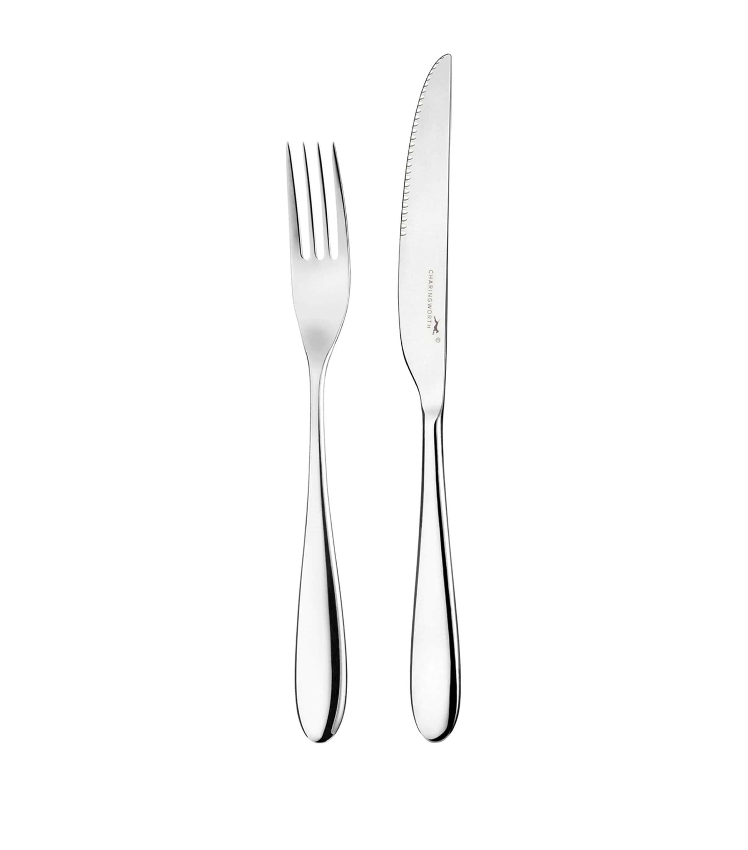 Santol Stainless Steel Steak Knife and Fork Set