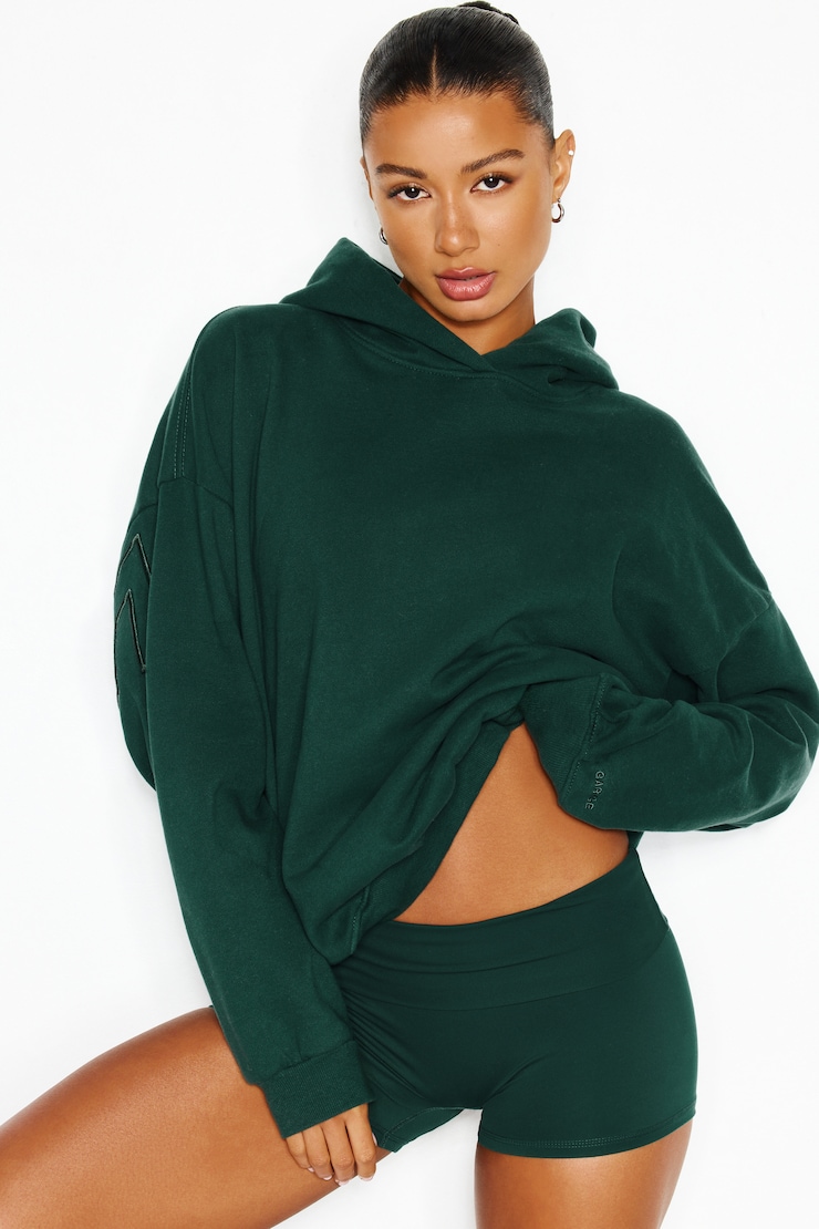 UltraFleece Hoodie - Green - Women Clothing