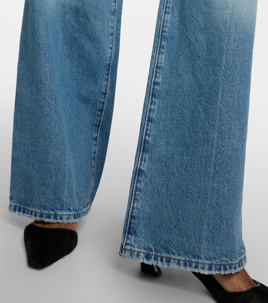 Frame Le Jane high-rise wide-leg jeans