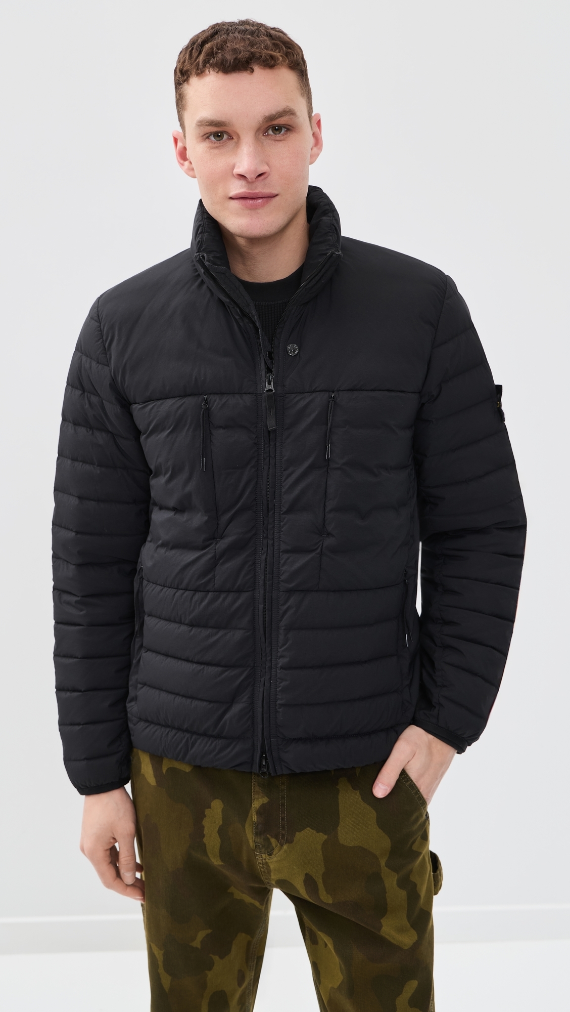 Nylon Down Jacket Black