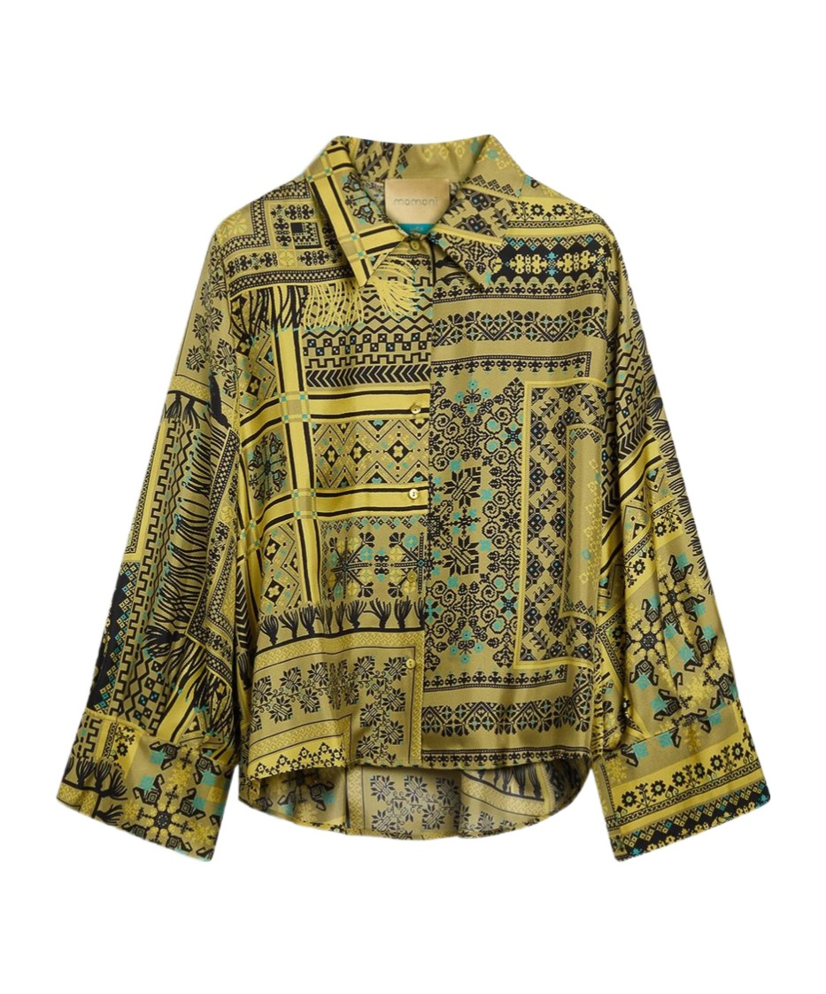 Rimma printed silk shirt