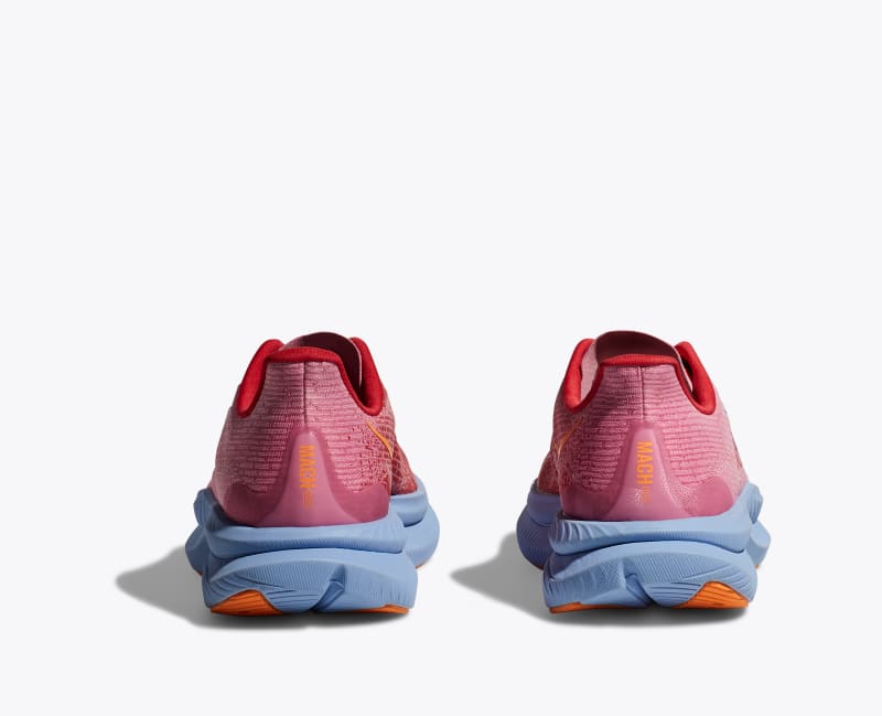 HOKA Mach 6 Shoes in Peony/Cerise