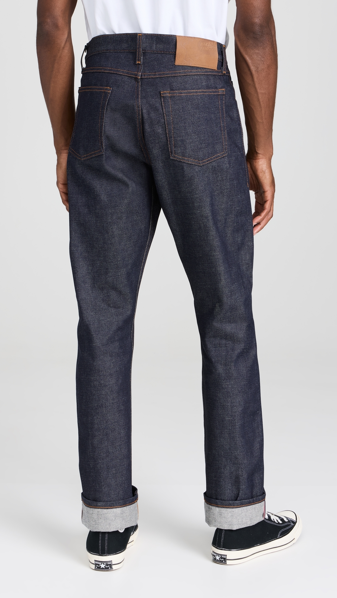 True Guy Dirty Fade Selvedge Jeans Indigo/White