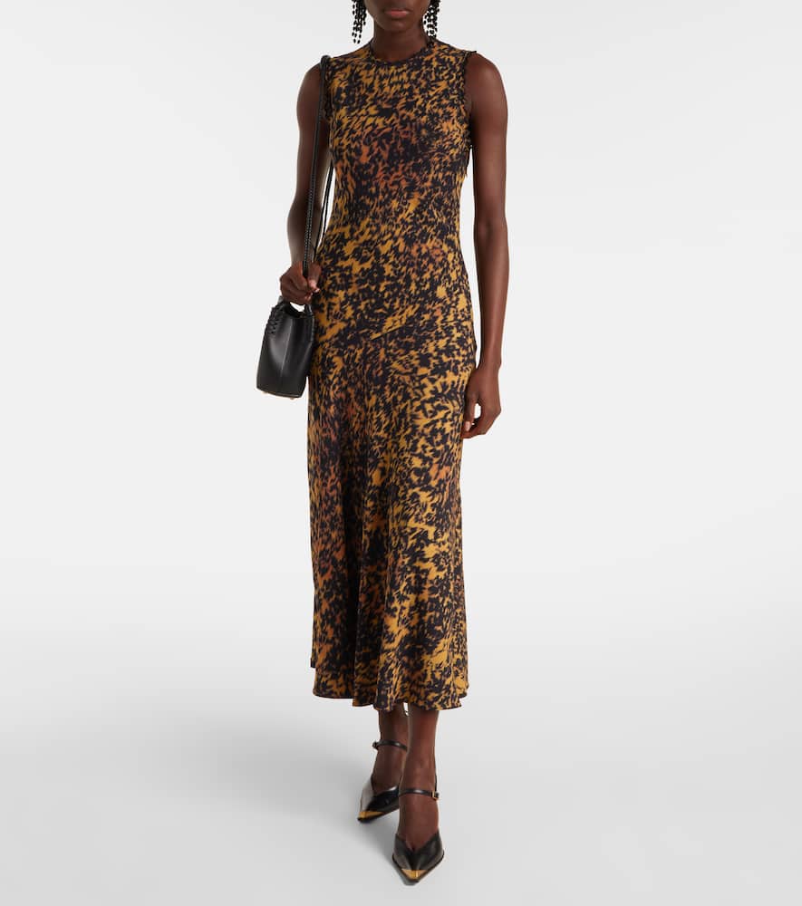 Clea printed midi dress