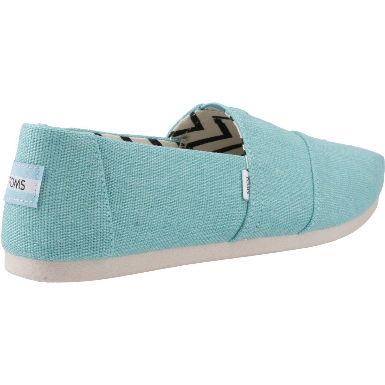 Toms Alpargata Classic Jute Women's Aqua Espadrille