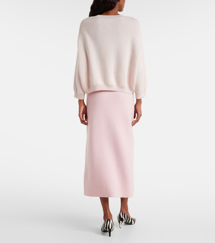 Sabina cashmere and mohair sweater