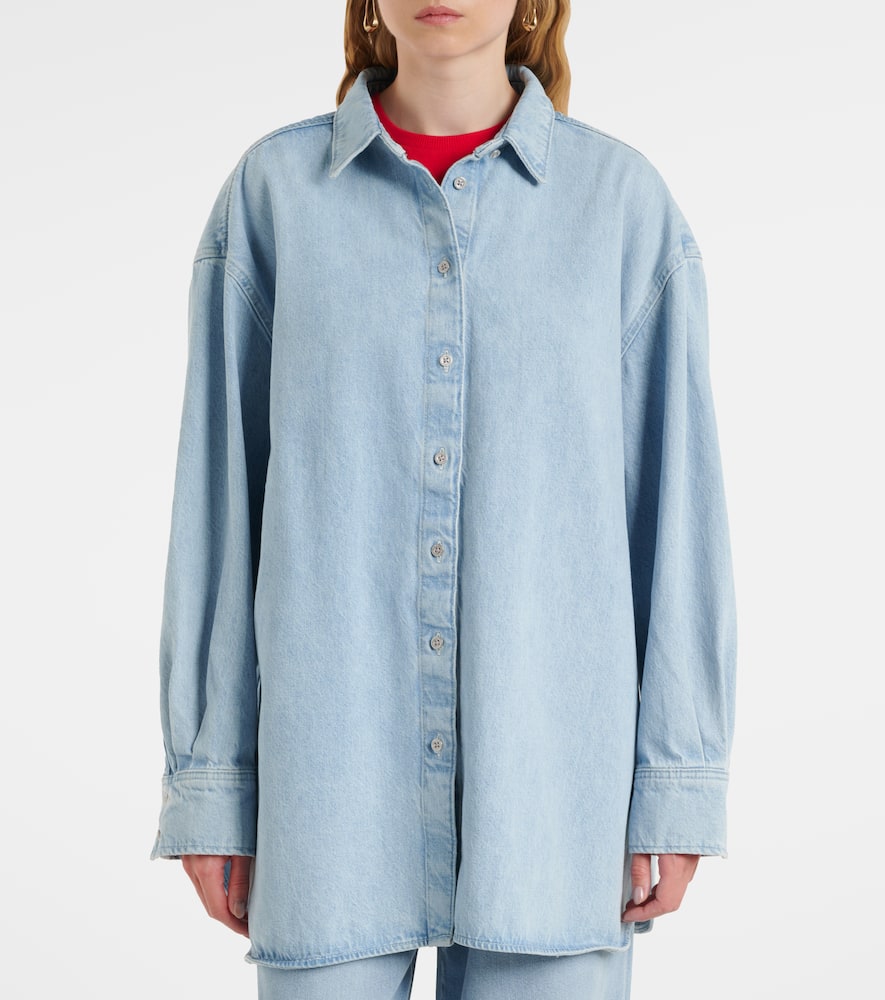 Nina oversized denim shirt