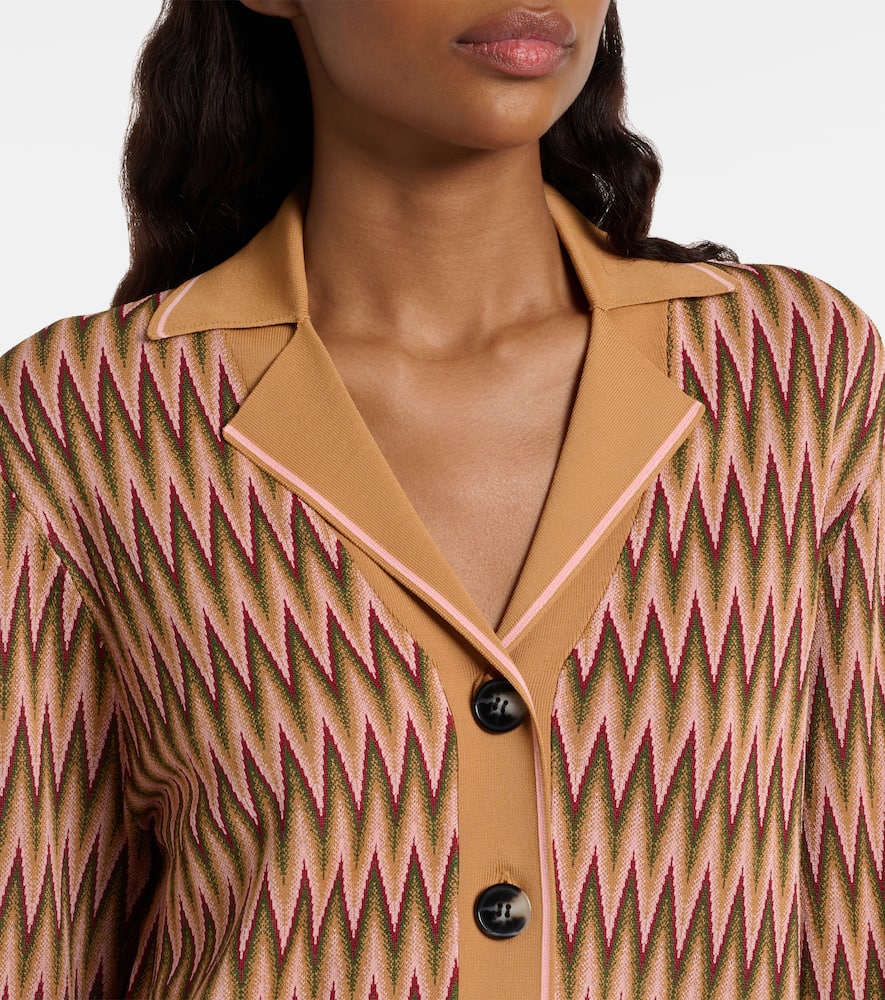 Quinley jacquard cardigan