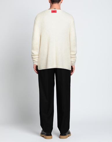Man Sweater White Size S Mohair wool, Acrylic