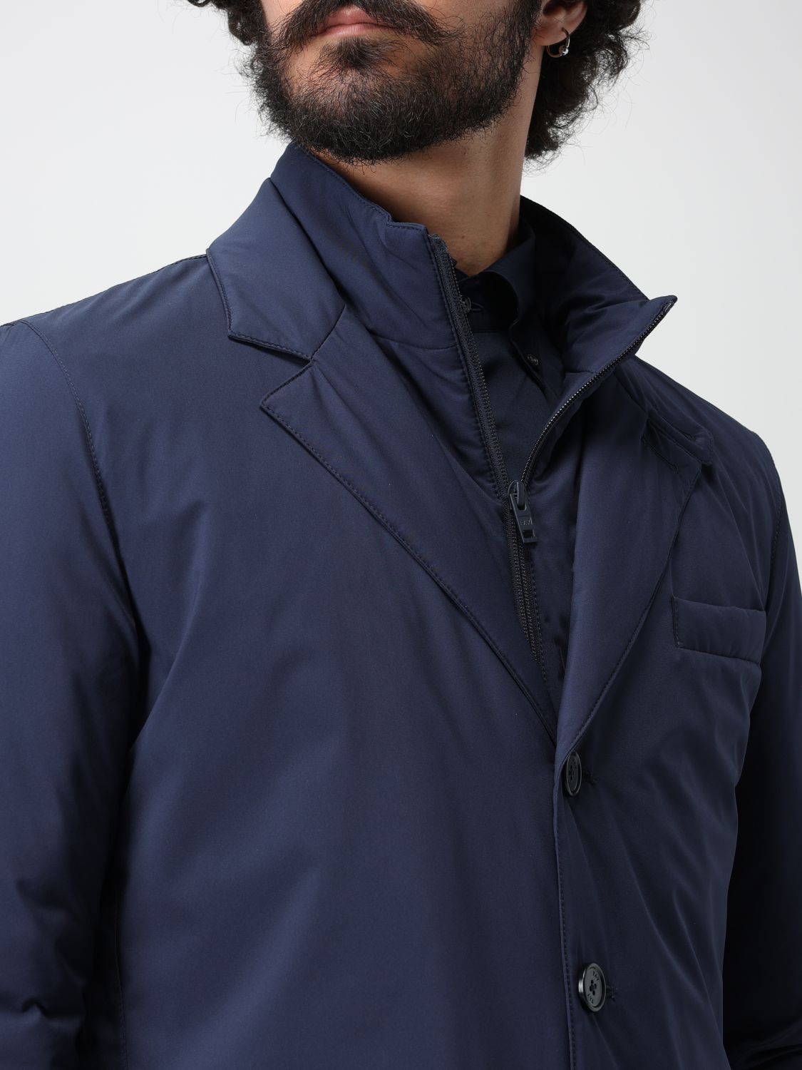 Jacket Men color Blue