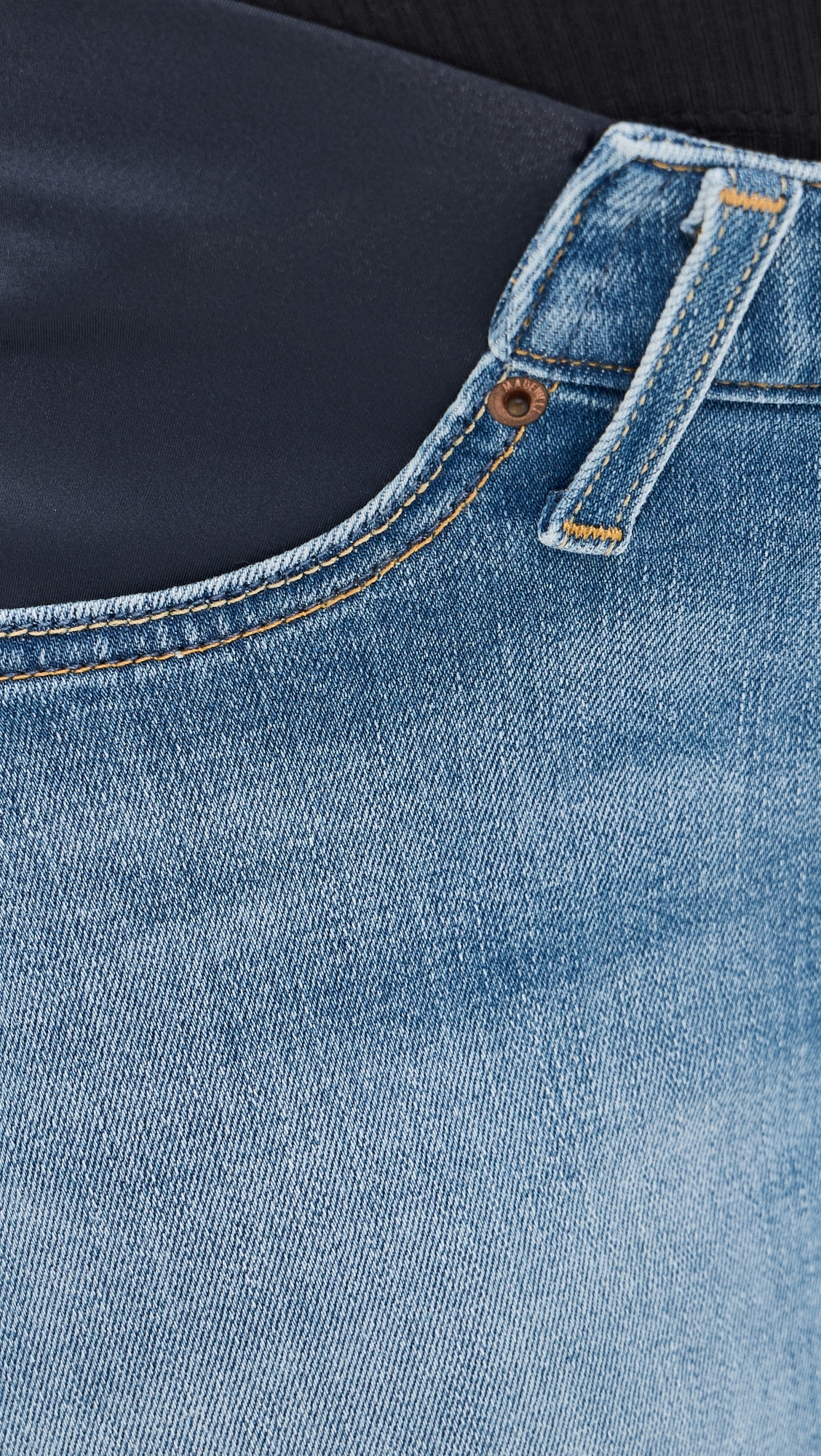 The Wide Leg Maternity Jeans COASTAL BLUE WASH