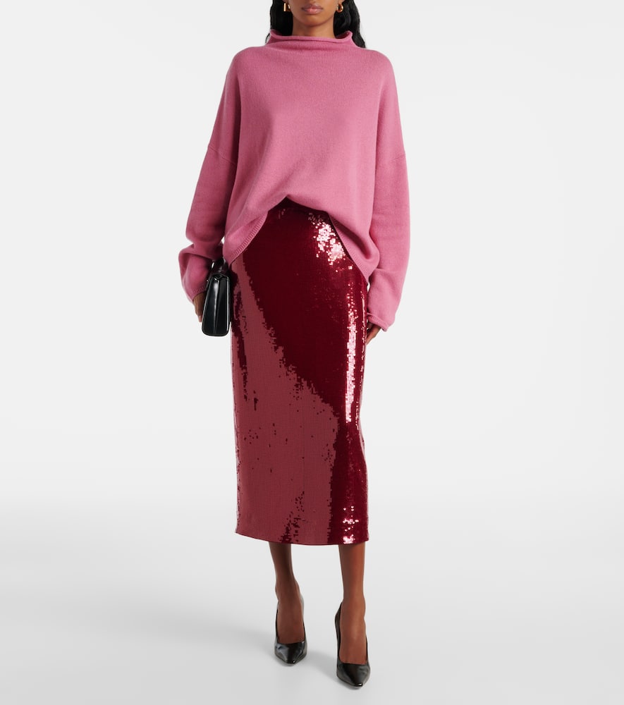 Koa sequined pencil skirt
