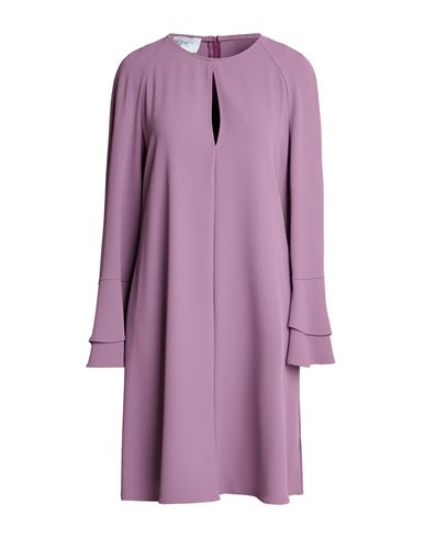 Woman Midi dress Mauve Size 10 Polyester, Elastane