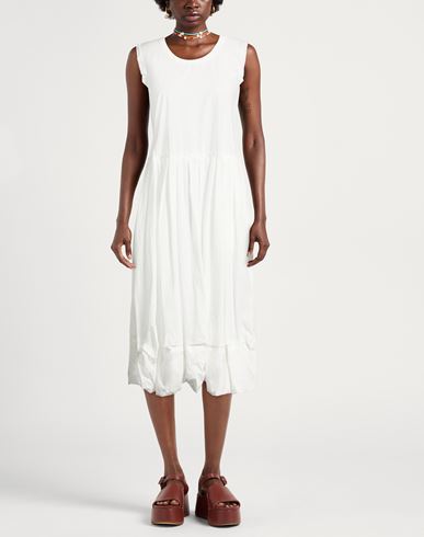 Use Woman Midi dress White Size 4 Cotton