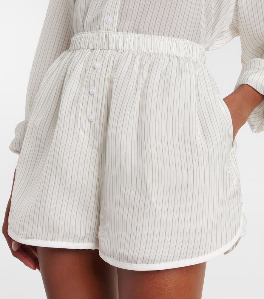Brenna sheer striped shorts