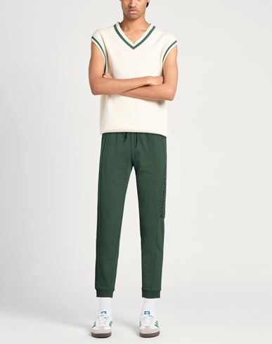 Man Pants Green Size S Cotton