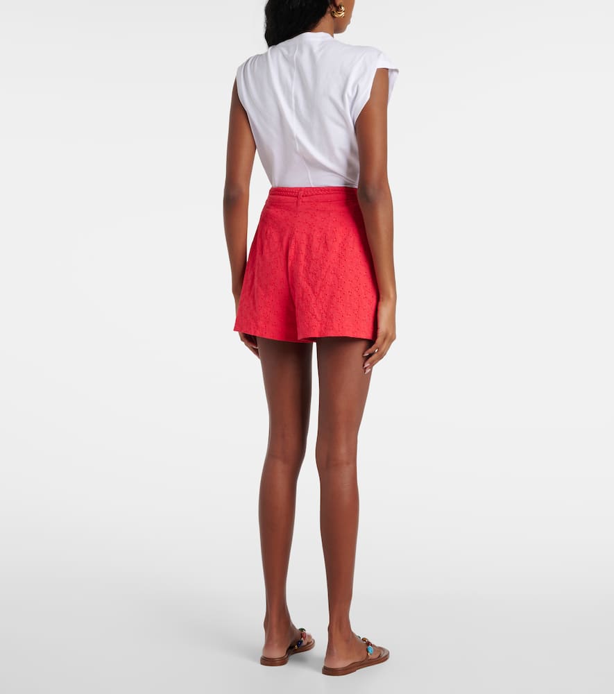 Chantal broderie anglaise cotton shorts