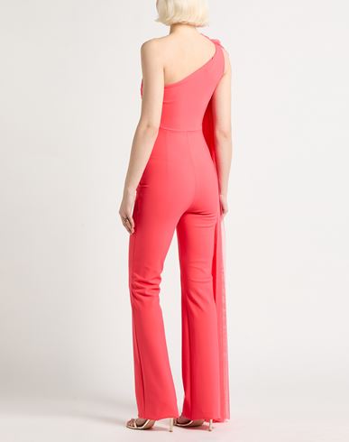 Woman Jumpsuit Coral Size 2 Polyamide, Elastane