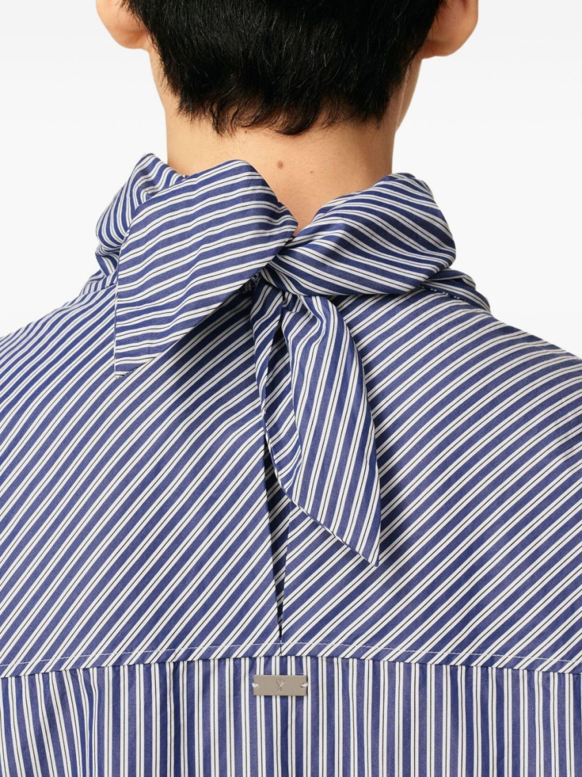 Bandana Blouse Shirt And Blouse Light Blue