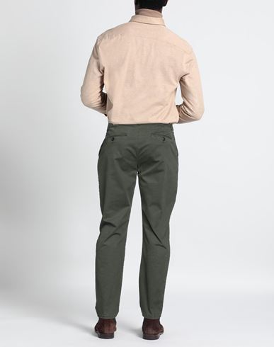 Man Pants Military green Size 28 Cotton, Elastane