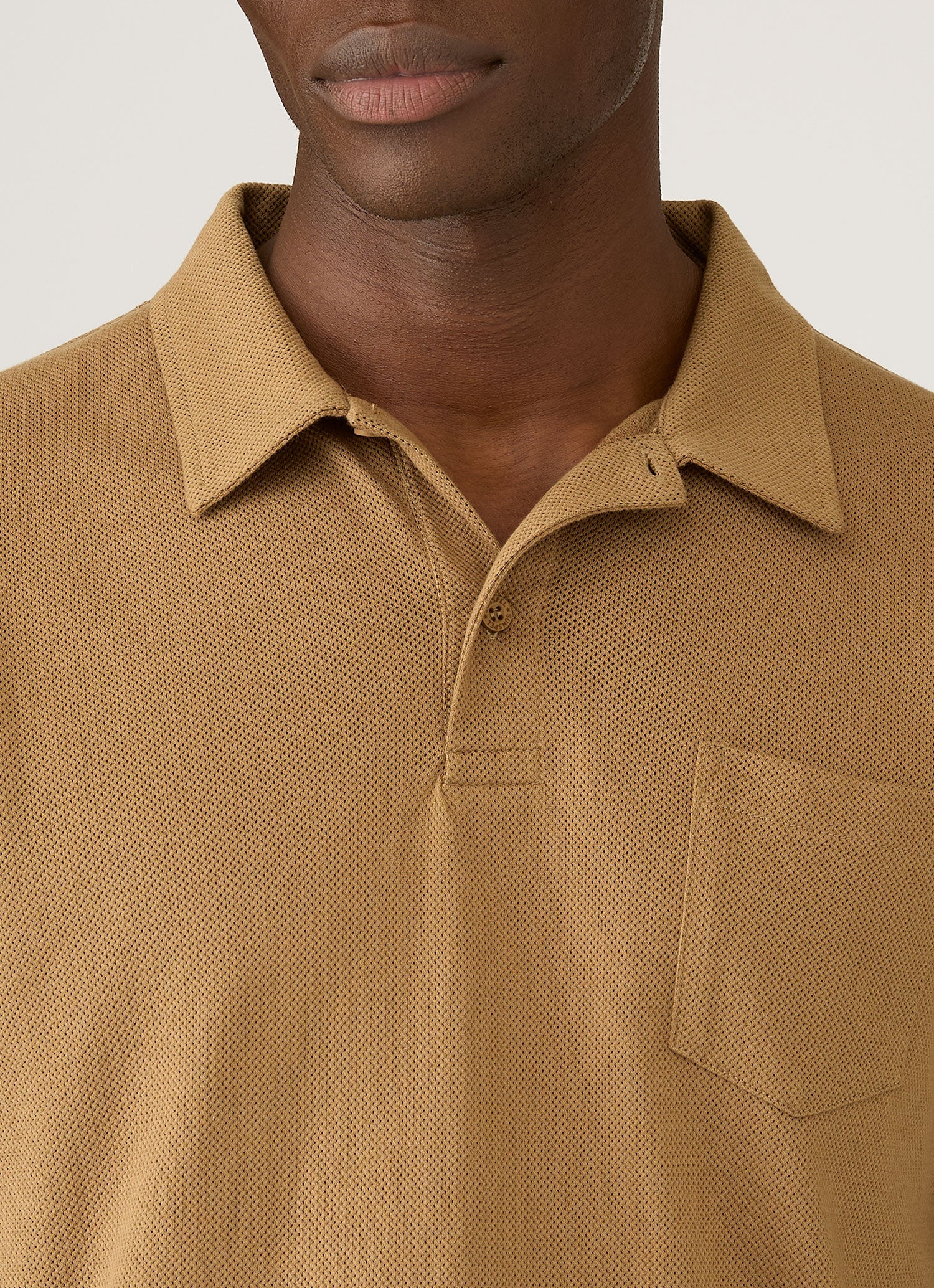 Men's Riviera Polo Shirt in Walnut XXL
