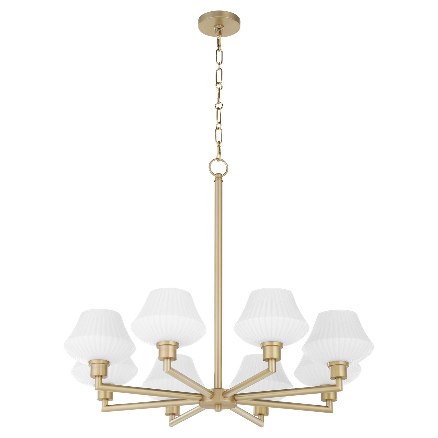 Aged Brass Chandelier from the Cassini Collection