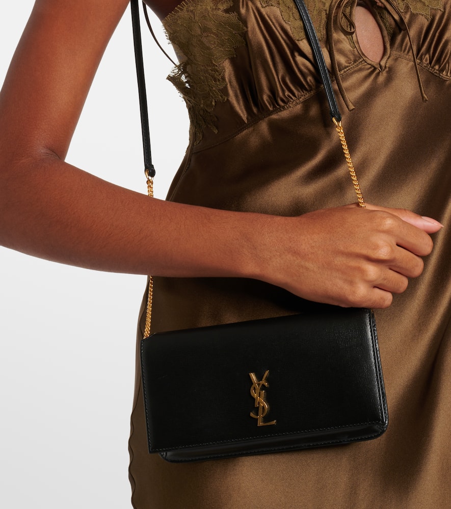 Cassandre leather phone pouch