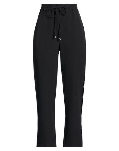 Woman Pants Black Size 4 Polyester, Elastane